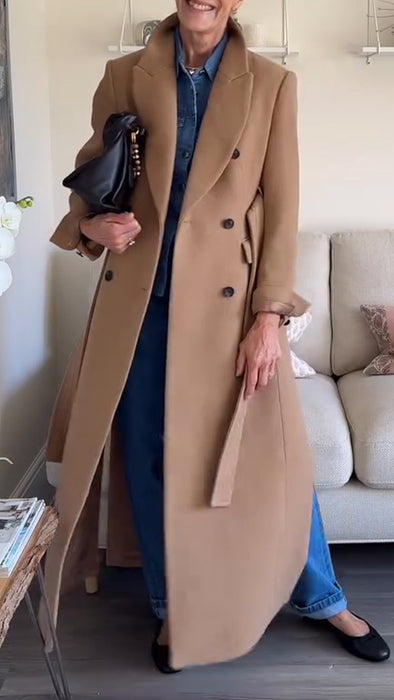 Women Lapel Temperament Casual Coat