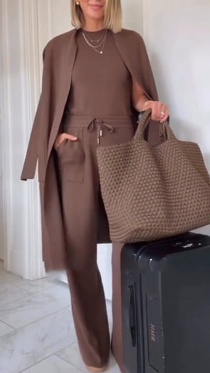 Women Temperament Casual Three-piece Suit