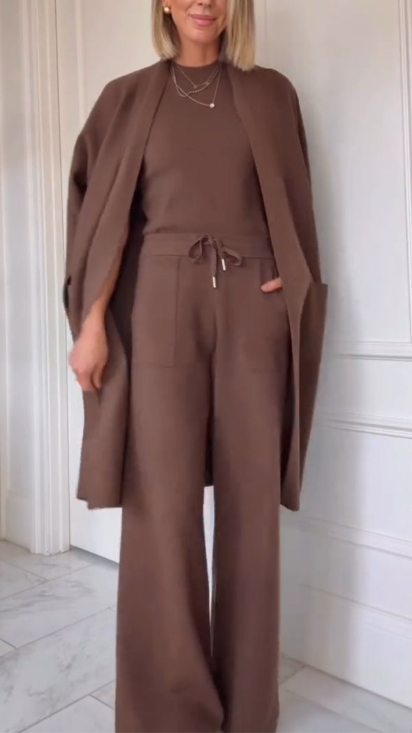 Women Temperament Casual Three-piece Suit