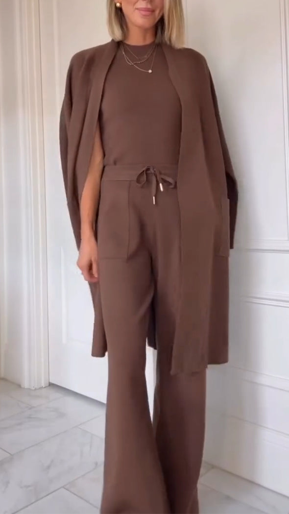 Women Temperament Casual Three-piece Suit