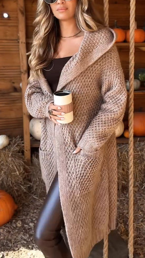 Women Knitted Casual Coat