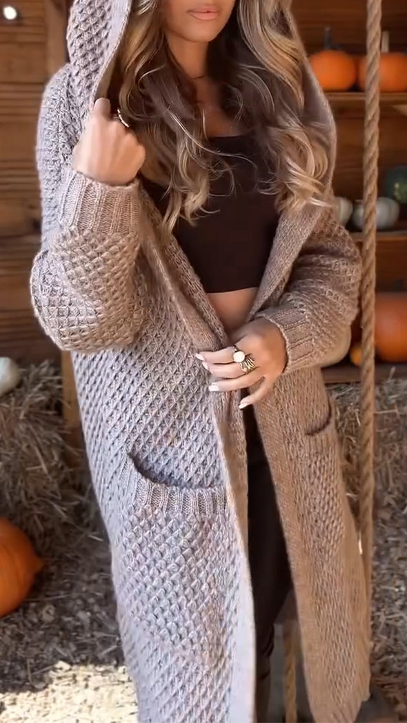 Women Knitted Casual Coat