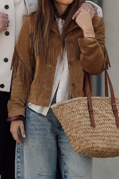 Women Western Tassel Short Jacket