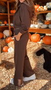 Women Hooded Plaid Jacket + Pants Casual Suit
