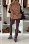 Women Casual Plush Vest Jacket