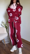 Women Printed Jacket + Pants Casual Set