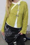 Women Casual Irregular Open Knit Cardigan