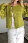 Women Casual Irregular Open Knit Cardigan