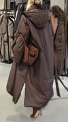 Ladies Large Lapel with Plush Interior for A Temperament and Leisure Coat