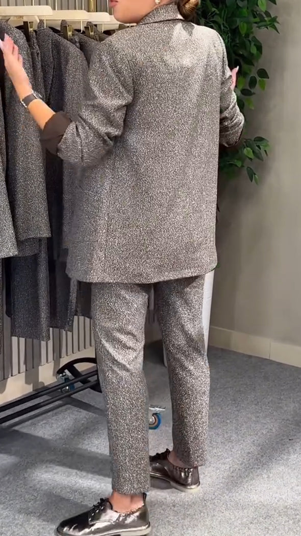 Women Lapel Temperament Commuter Suit