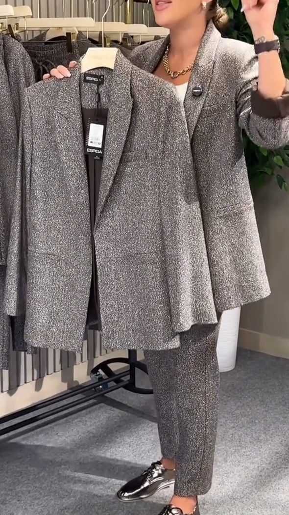 Women Lapel Temperament Commuter Suit