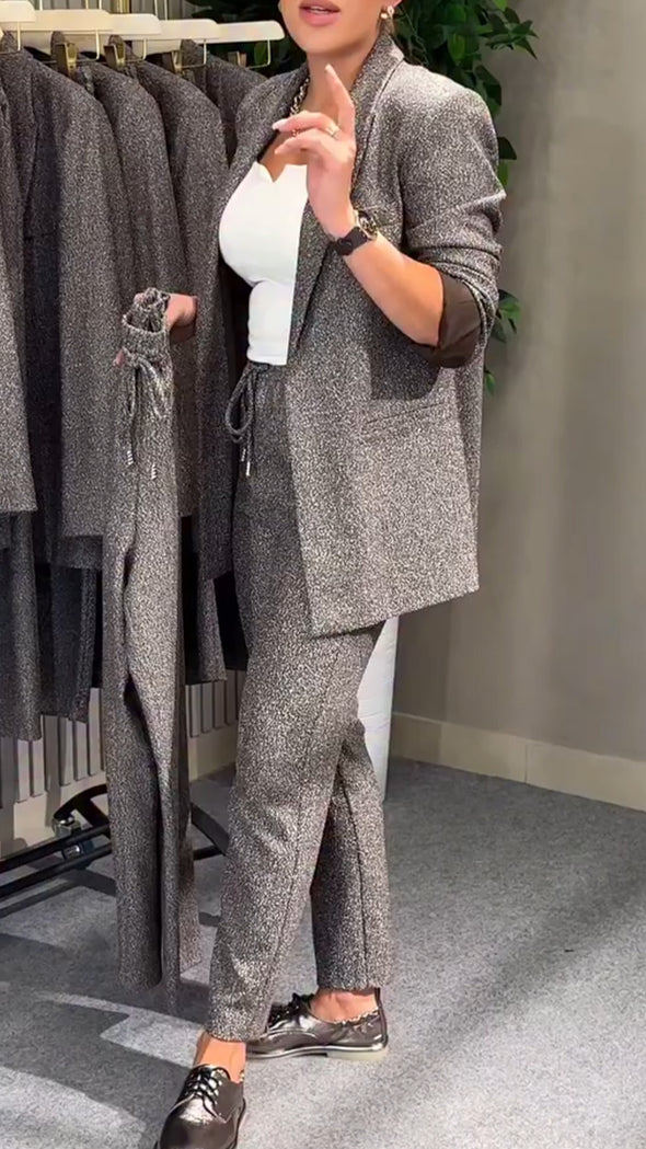 Women Lapel Temperament Commuter Suit