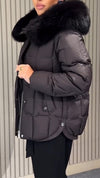 Women Fur Collar Casual Cotton Jacket