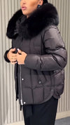 Women Fur Collar Casual Cotton Jacket