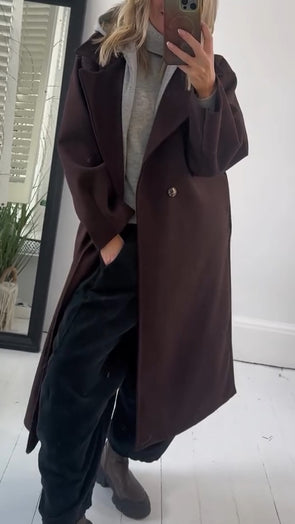 Women Lapel Temperament Casual Coat