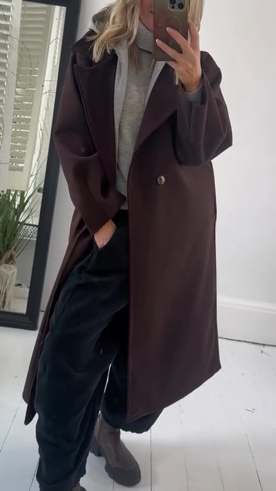 Women Lapel Temperament Casual Coat
