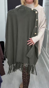 Women Round Neck Knitted Patchwork Tassel Casual Top
