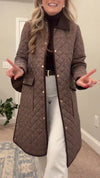 Women Lapel Plaid Temperament Casual Coat