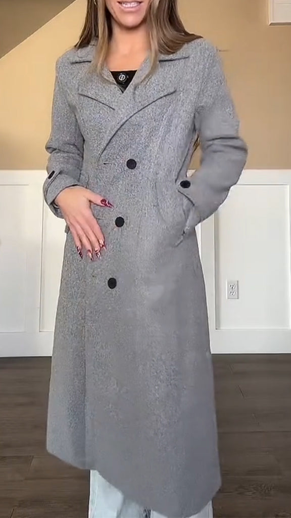 Women Lapel Temperament Casual Coat