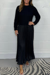 Ladies Round Neck Patchwork Casual Dress