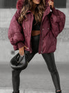 Women Fur Collar Casual Cotton Jacket