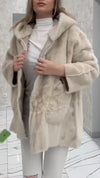 Women Hooded Plush Casual Coat
