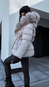 Women Fur Collar Temperament Casual Cotton Jacket