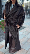 Women Lapel Plush Temperament Casual Coat
