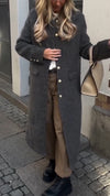 Women Round-neck Button-down Temperament Casual Coat