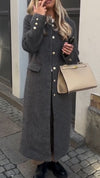 Women Round-neck Button-down Temperament Casual Coat