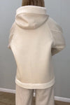 Women Casual Hooded Drawstring Zipper Pocket Insulated Jacket