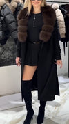 Women Fur Collar Temperament Casual Coat