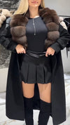 Women Fur Collar Temperament Casual Coat
