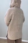 Women Casual Stand Collar Hooded Zipper Reversible Plush Jacket