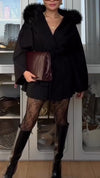 Women Fur Collar Temperament Casual Cape Coat