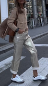 Women Round Neck Knitted Sweater + Pants Casual Suit