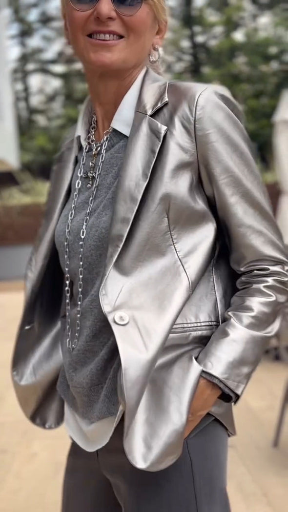 Women's Lapel Fashion Casual Blazer