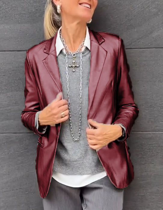 Women's Lapel Fashion Casual Blazer