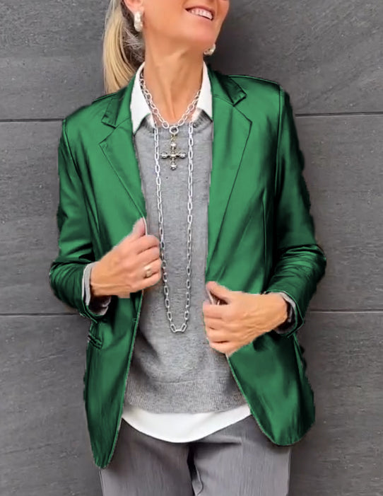 Women's Lapel Fashion Casual Blazer