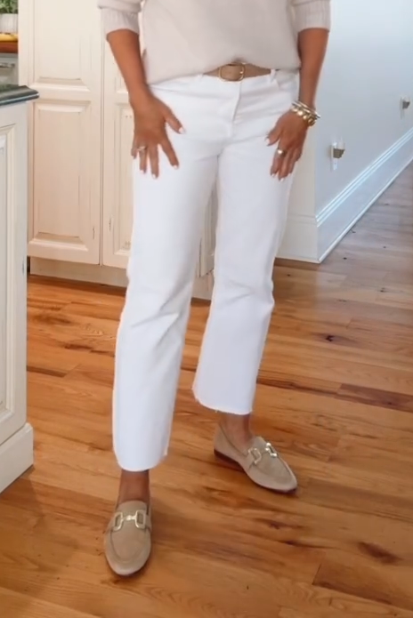 Women's Casual Solid V-Neck Knit Sweater and Casual Straight Pants