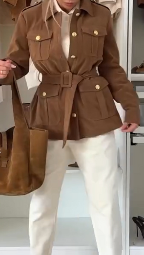 Women Lapel Temperament Casual Jacket