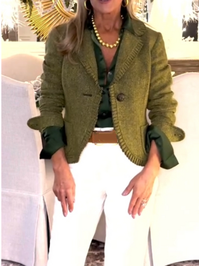 Ladies Collar Casual Jacket