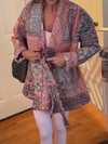 Women Printed Temperament Casual Coat