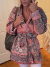 Women Printed Temperament Casual Coat